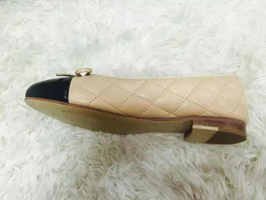 CHANEL Shallow mouth flat shoes Women--119